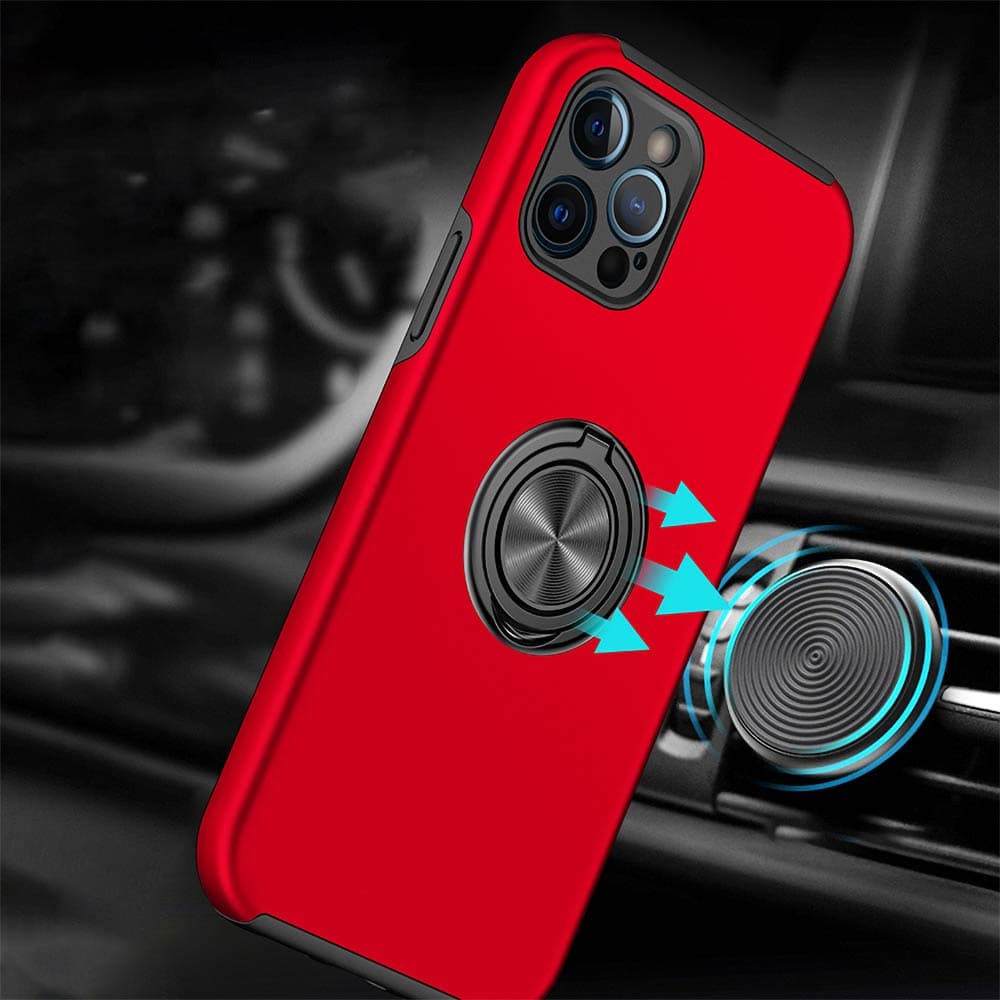 Coque de Protection PROTECT IE013 pour Apple iPhone 12 Pro Rouge - Vue 4
