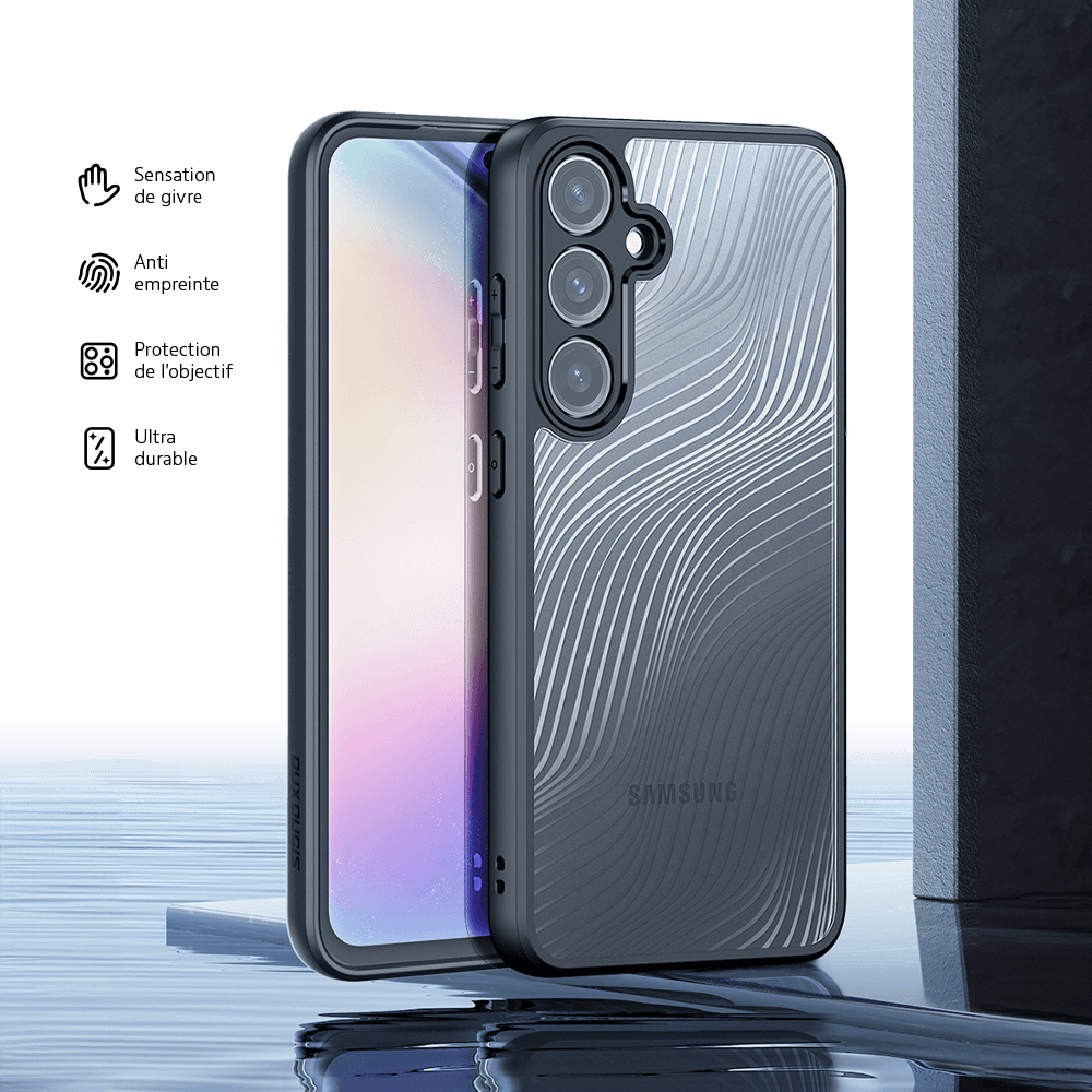 Coque MagSafe anti-chocs – Samsung Galaxy A55 5G – Dux Ducis Aimo Mag Noir - Vue 3