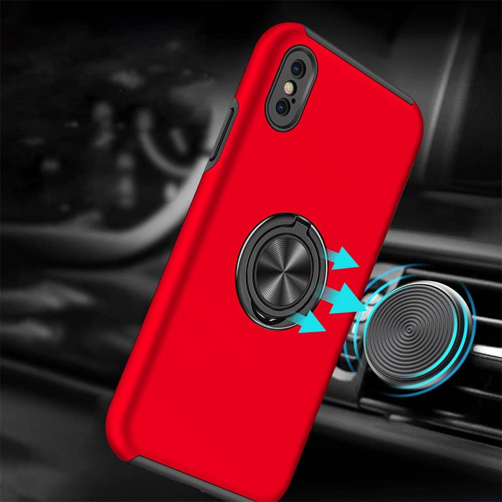 Coque de Protection PROTECT pour Apple iPhone X/iPhone XS Rouge - Vue 4