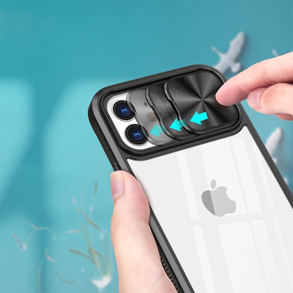 Coque avec cache caméra iPhone 11 – PROTECT IE027 Noir - Vue 3