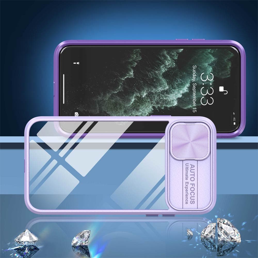 Coque avec cache caméra – iPhone 11 Pro Max – PROTECT IE027 Violet - Vue 2