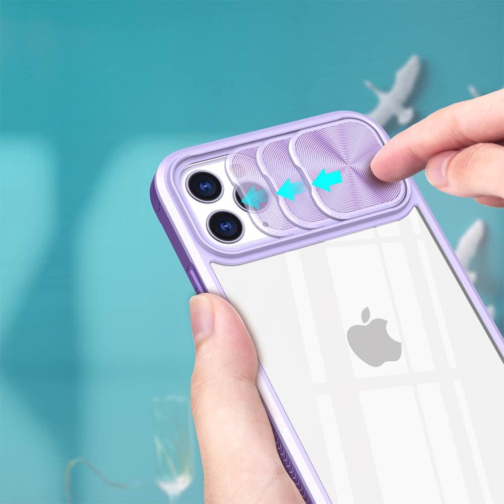 Coque avec cache caméra – iPhone 11 Pro Max – PROTECT IE027 Violet - Vue 3