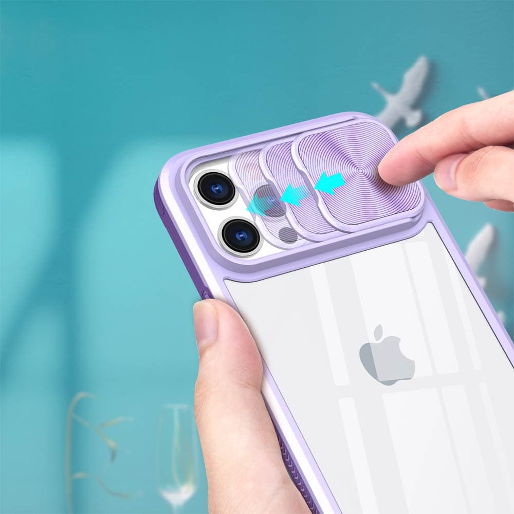 Coque avec cache caméra – iPhone 12 Pro Max – PROTECT IE027 Violet - Vue 3