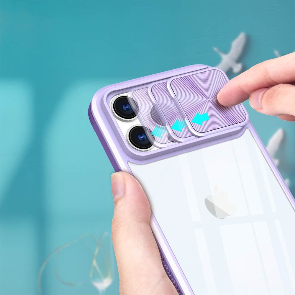 Coque avec cache caméra – iPhone 14 Pro Max – PROTECT IE027 Violet - Vue 3