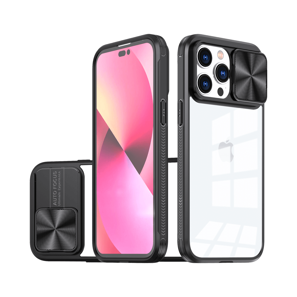 Coque avec cache caméra – iPhone 14 Pro – PROTECT IE027 Noir - Vue 27