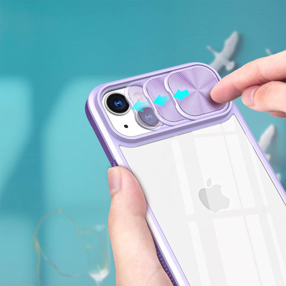 Coque avec cache caméra – iPhone 15 – PROTECT IE027 Violet - Vue 3