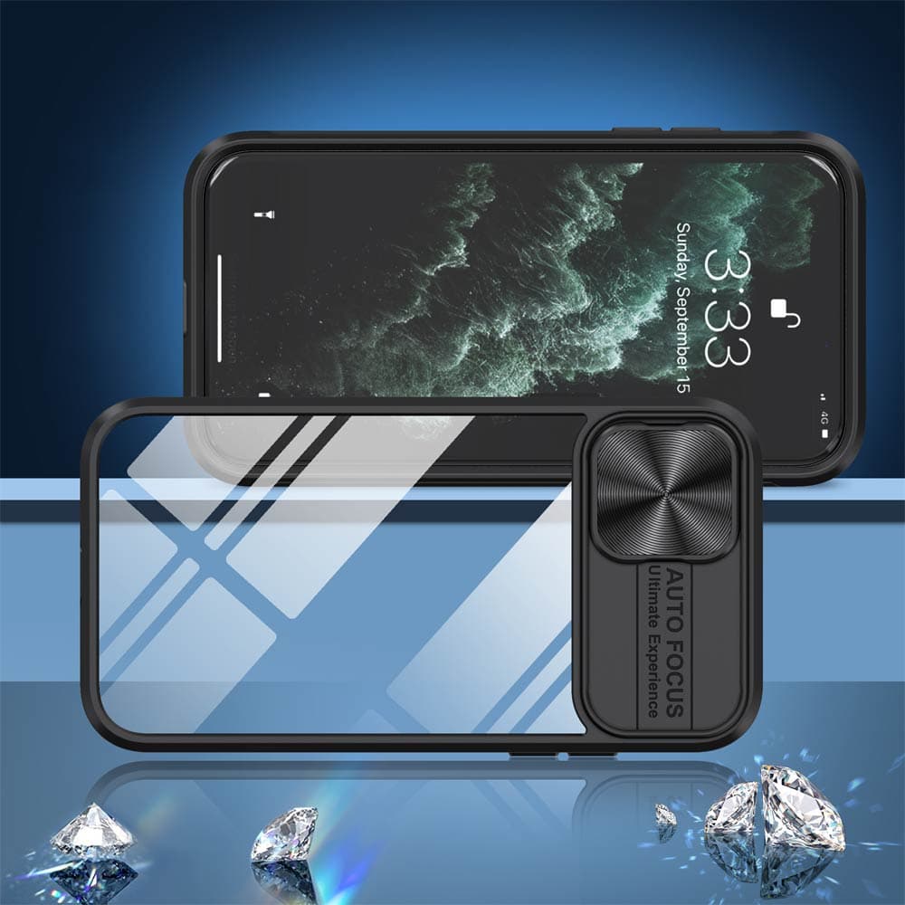 Coque avec cache caméra – iPhone XR – PROTECT IE027 Noir - Vue 2