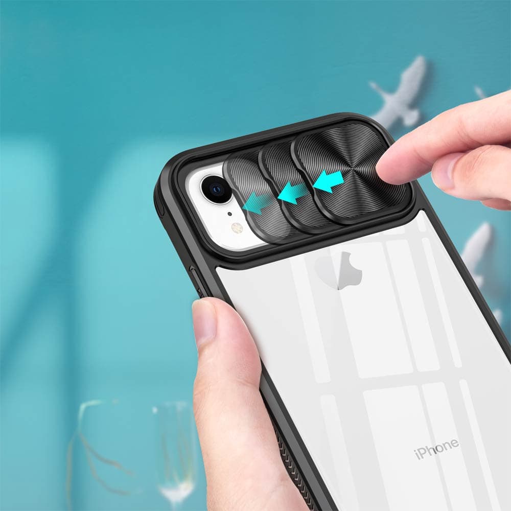 Coque avec cache caméra – iPhone XR – PROTECT IE027 Noir - Vue 3