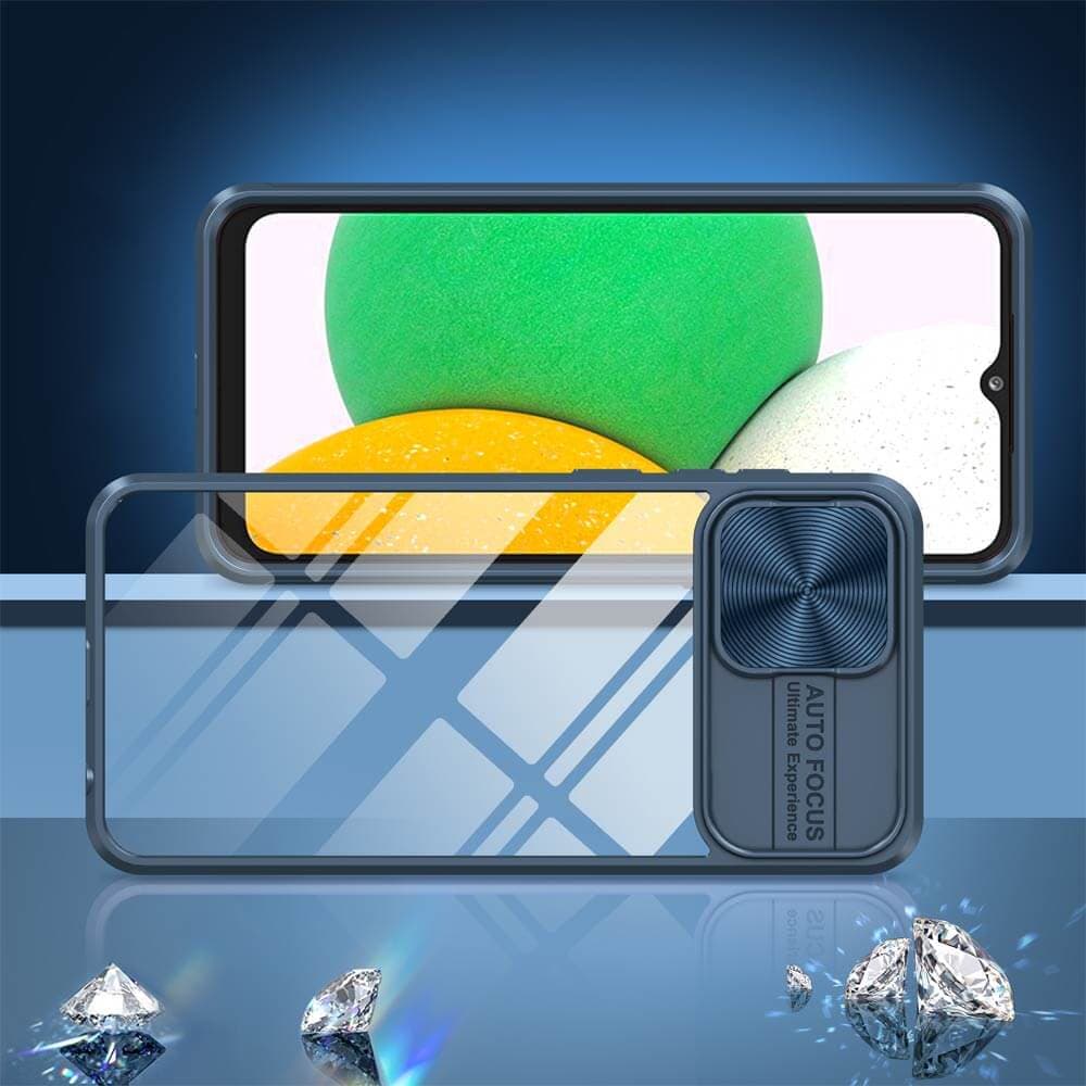 Coque avec cache caméra – Samsung Galaxy A03 Core – PROTECT IE027 Bleu Marine - Vue 2