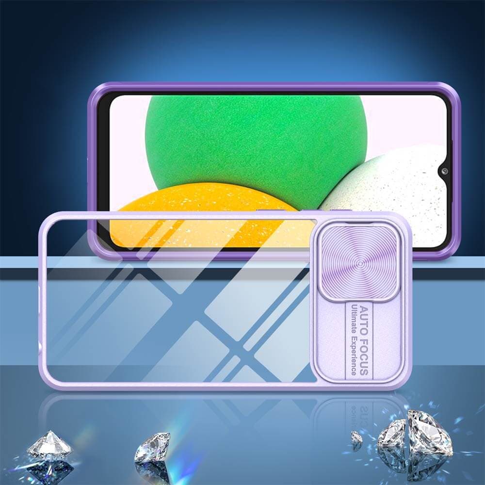 Coque avec cache caméra – Samsung Galaxy A03 Core – PROTECT IE027 Violet   - Vue 2