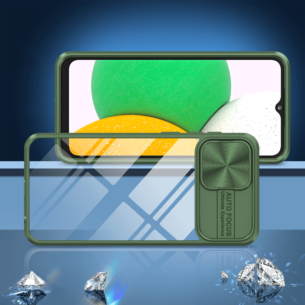 Coque avec cache caméra – Samsung Galaxy A03 Core – PROTECT IE027 Vert Foncé  - Vue 4