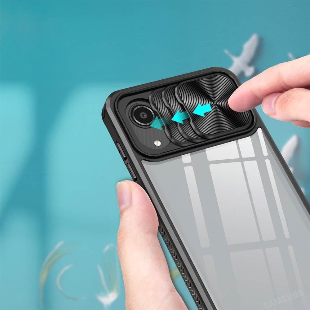 Coque avec cache caméra – Samsung Galaxy A03 Core – PROTECT IE027 Noir - Vue 3