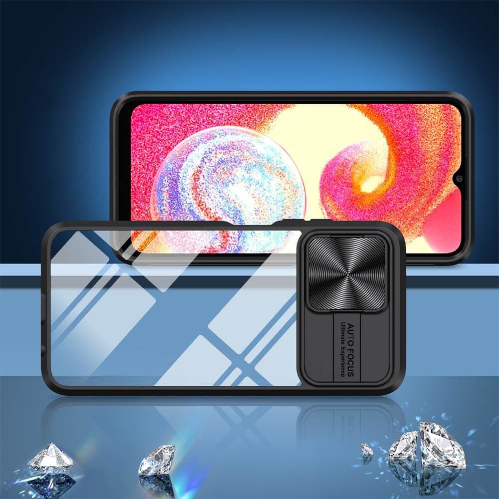 Coque avec cache caméra – Samsung Galaxy A04e – PROTECT IE027 Noir - Vue 2