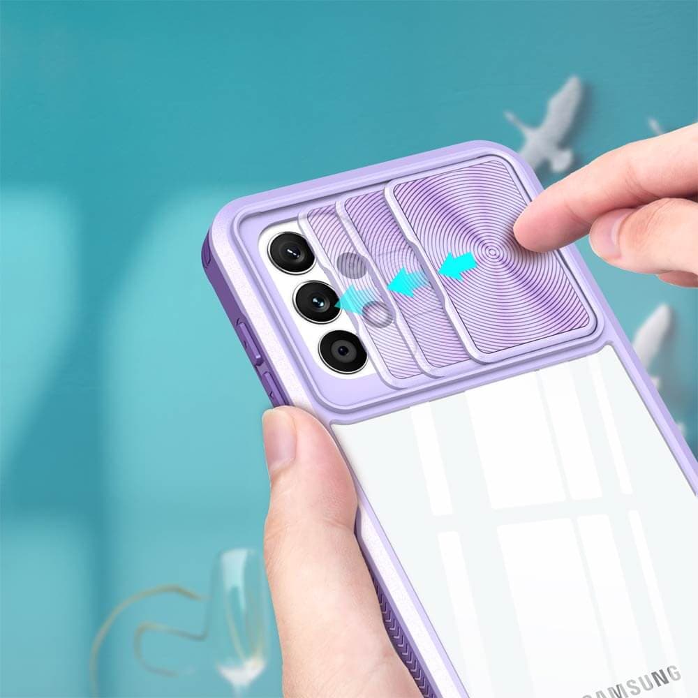 Coque avec cache caméra – Samsung Galaxy A13 / M13 / A04s – PROTECT IE027 Violet - Vue 9