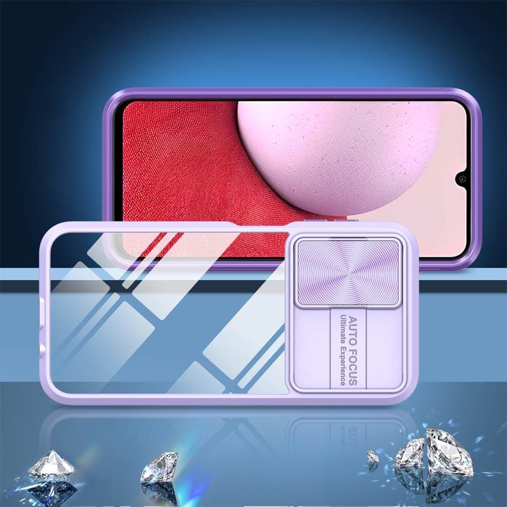 Coque avec cache caméra – Samsung Galaxy A14 – PROTECT IE027 Violet - Vue 2