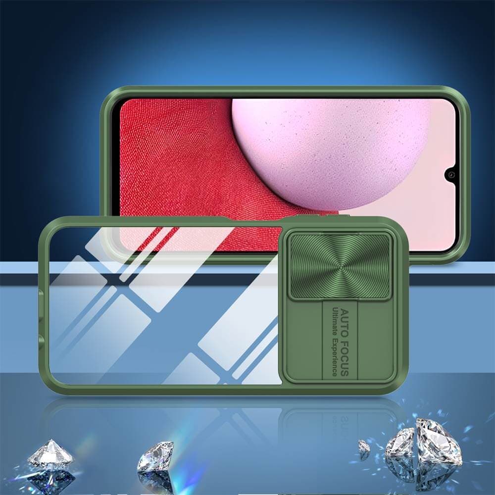 Coque avec cache caméra – Samsung Galaxy A14 – PROTECT IE027 Vert Foncé   - Vue 2