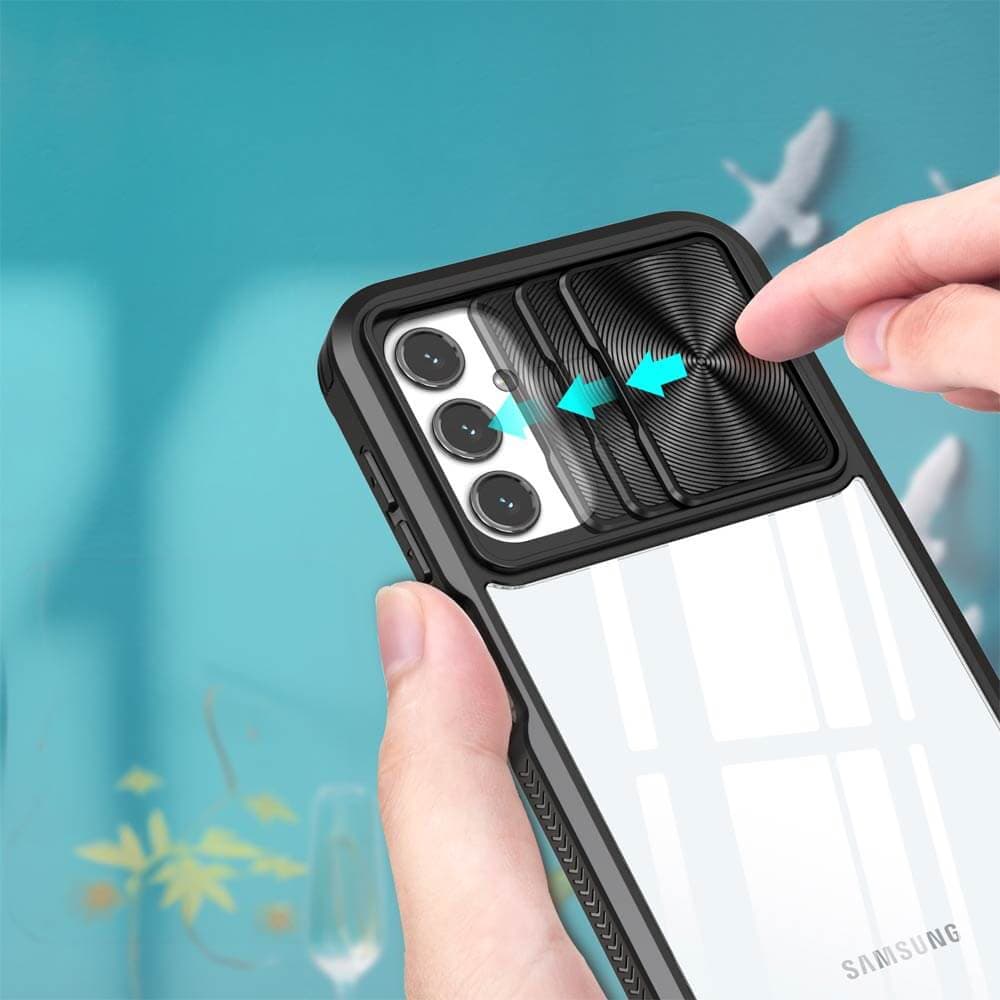 Coque avec cache caméra – Samsung Galaxy A14 – PROTECT IE027 Noir - Vue 3