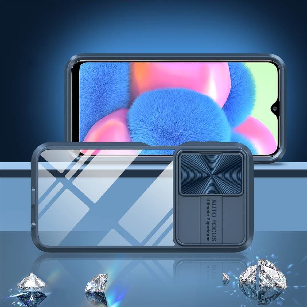 Coque avec cache caméra – Samsung Galaxy  A24 4G – PROTECT IE027 Bleu Marine - Vue 2