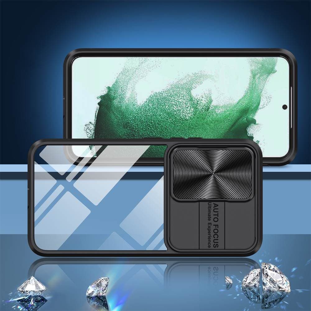 Coque avec cache caméra – Samsung Galaxy S22 – PROTECT IE027 Noir - Vue 2