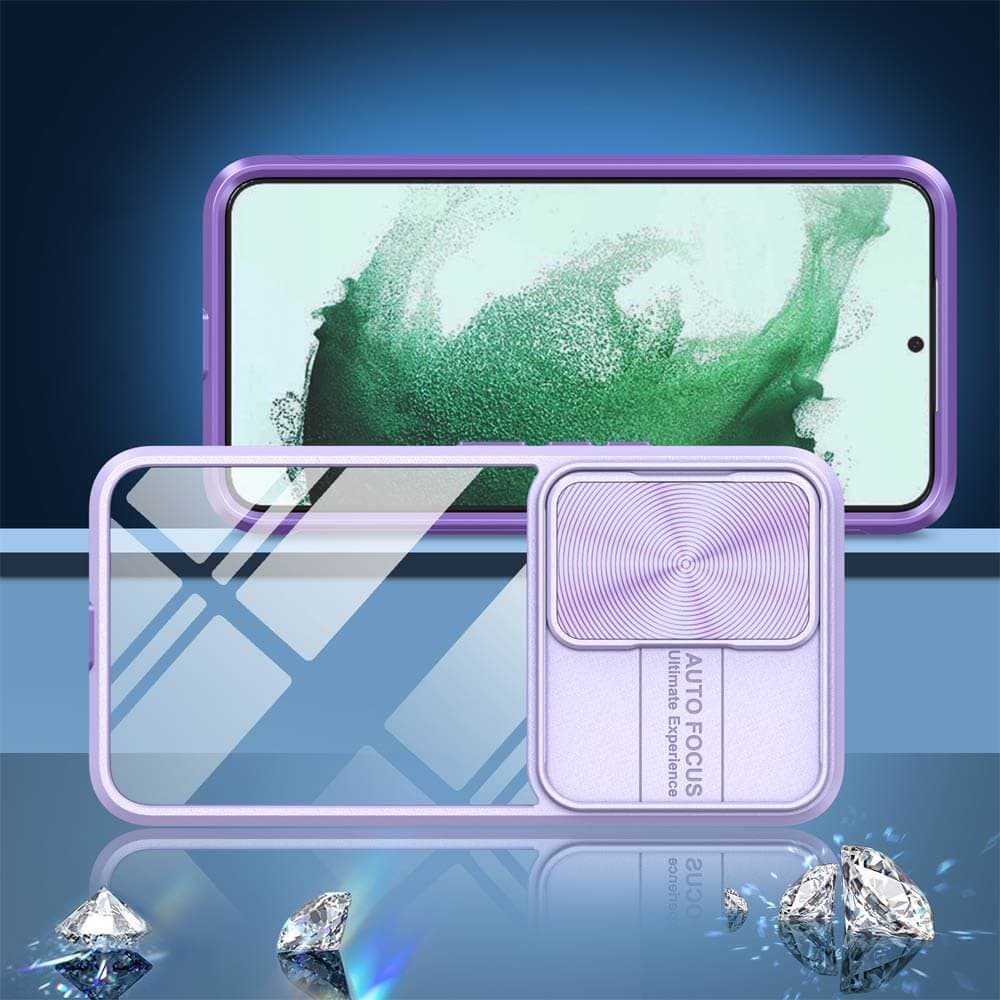 Coque avec cache caméra – Samsung Galaxy S22+ – PROTECT IE027 Violet - Vue 2