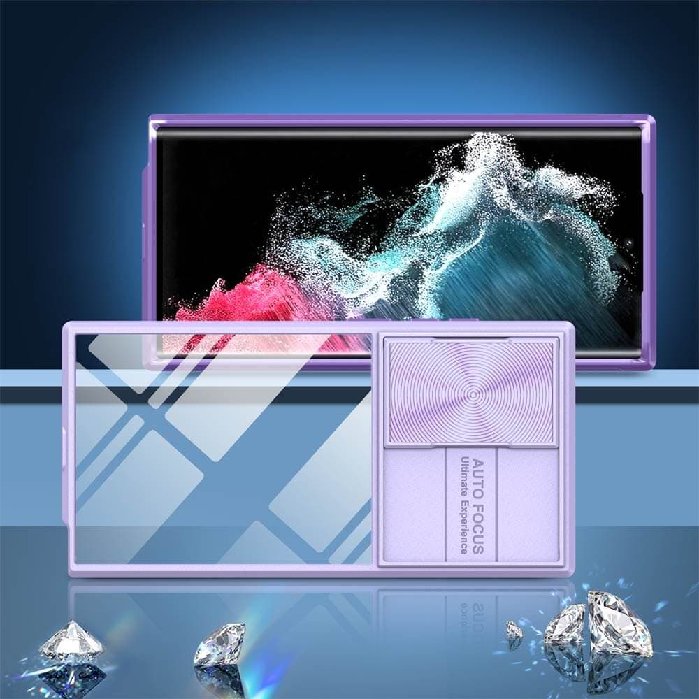 Coque avec cache caméra – Samsung Galaxy S23 Ultra 5G – PROTECT IE027 Violet - Vue 2