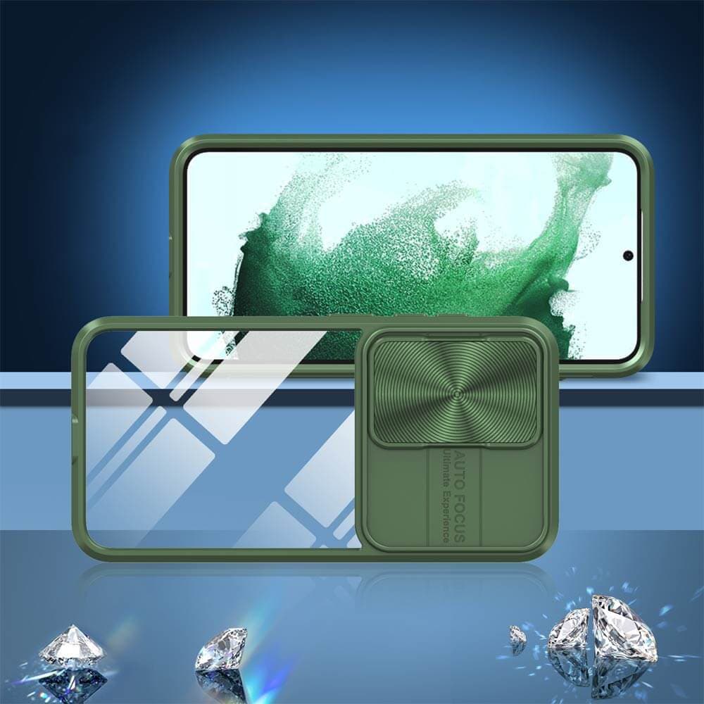Coque avec cache caméra – Samsung Galaxy S23 5G – PROTECT IE027 Vert Foncé - Vue 2