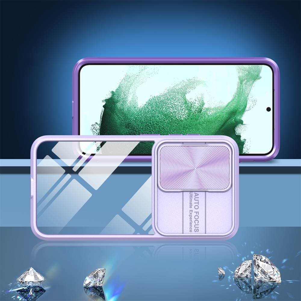 Coque avec cache caméra – Samsung Galaxy S23+ 5G – PROTECT IE027 Violet  - Vue 2