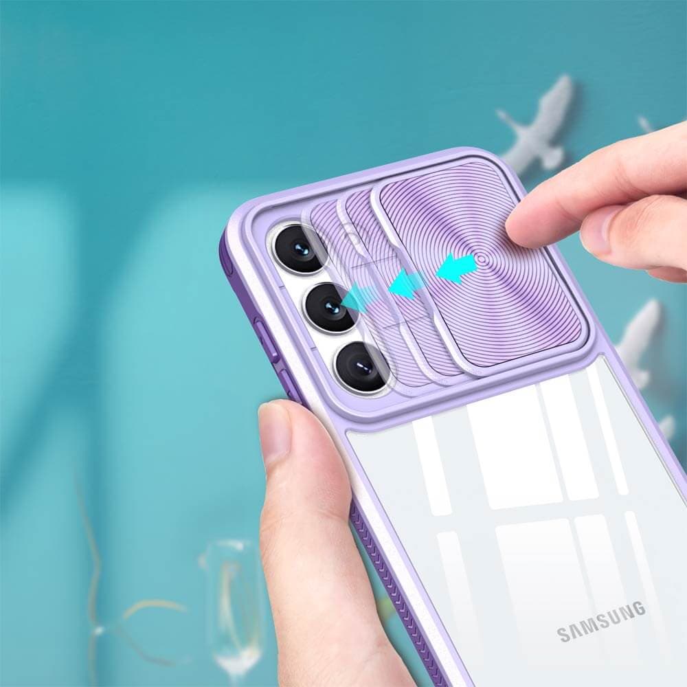 Coque avec cache caméra – Samsung Galaxy S23+ 5G – PROTECT IE027 Violet  - Vue 3