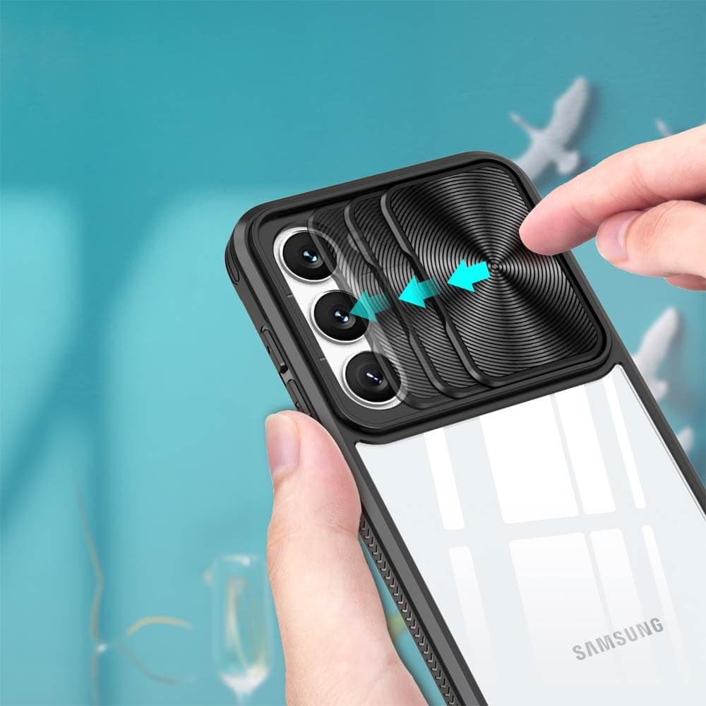 Coque avec cache caméra – Samsung Galaxy S23+ 5G – PROTECT IE027 Noir  - Vue 3