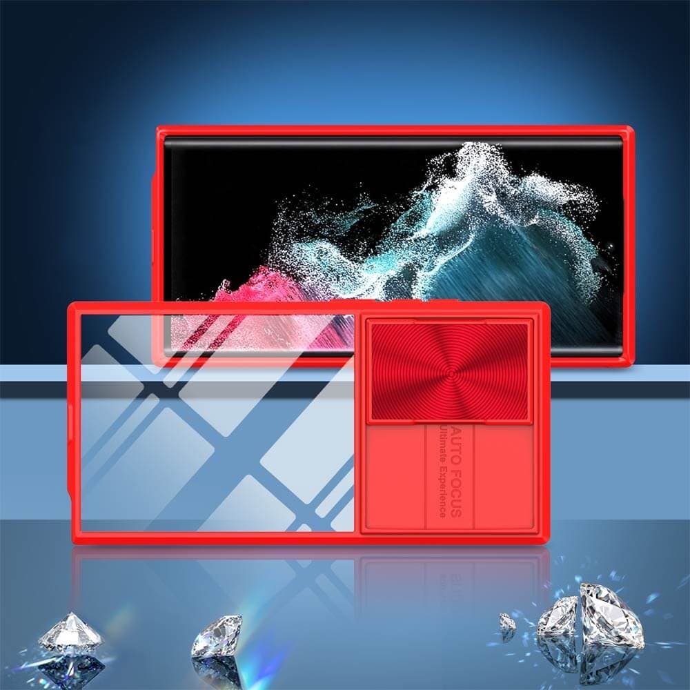 Coque avec cache caméra – Samsung Galaxy S24 Ultra 5G – PROTECT IE027 Rouge  - Vue 2