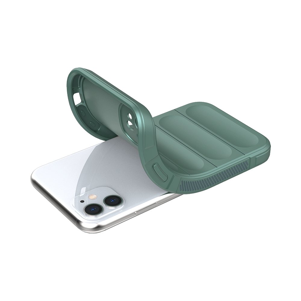 Coque de protection antichoc renforcée – Apple iPhone 12 – PROTECT IX008 Vert Foncé - Vue 3