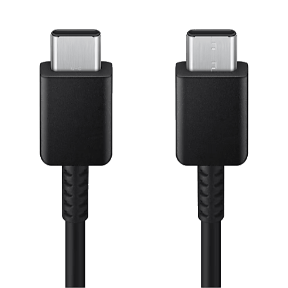 Câble Data USB-C vers USB-C Samsung 3A (1.8m) Noir - Vue 2