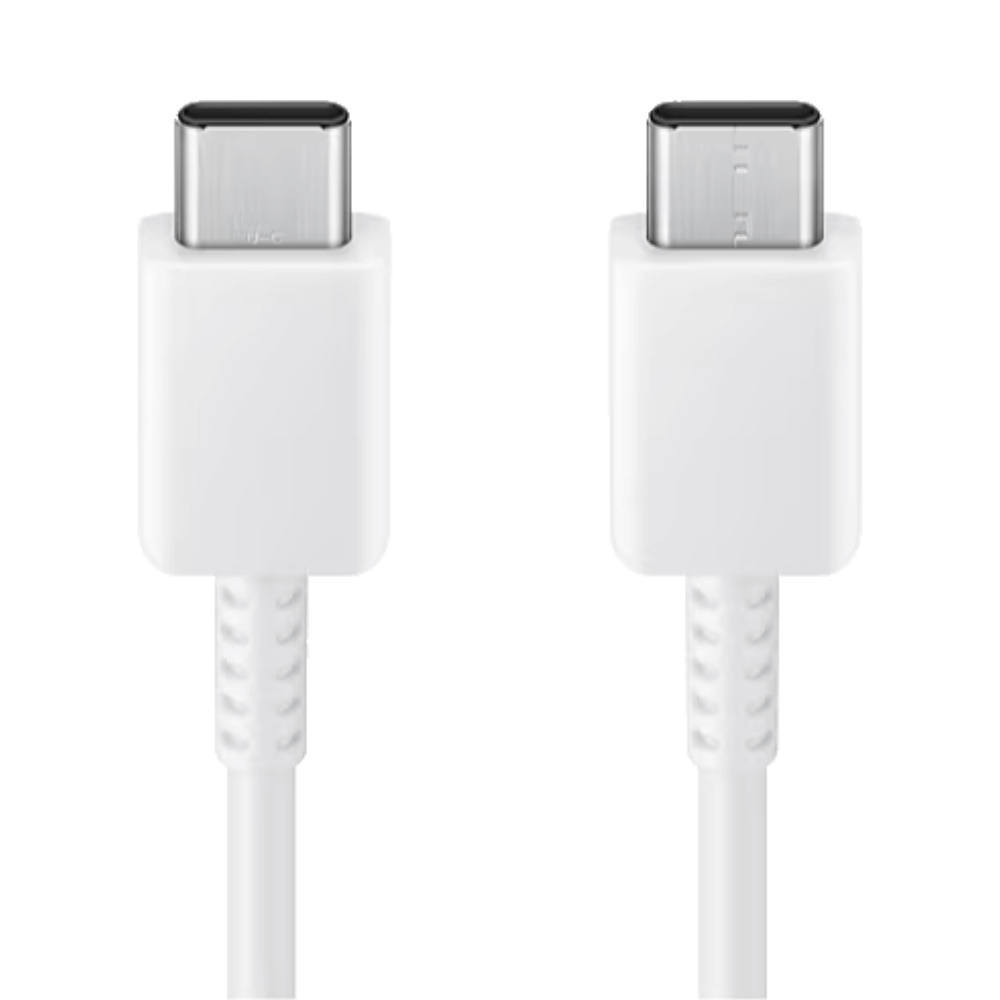 Câble Data USB-C vers USB-C Samsung 3A (1.8m) Blanc - Vue 2