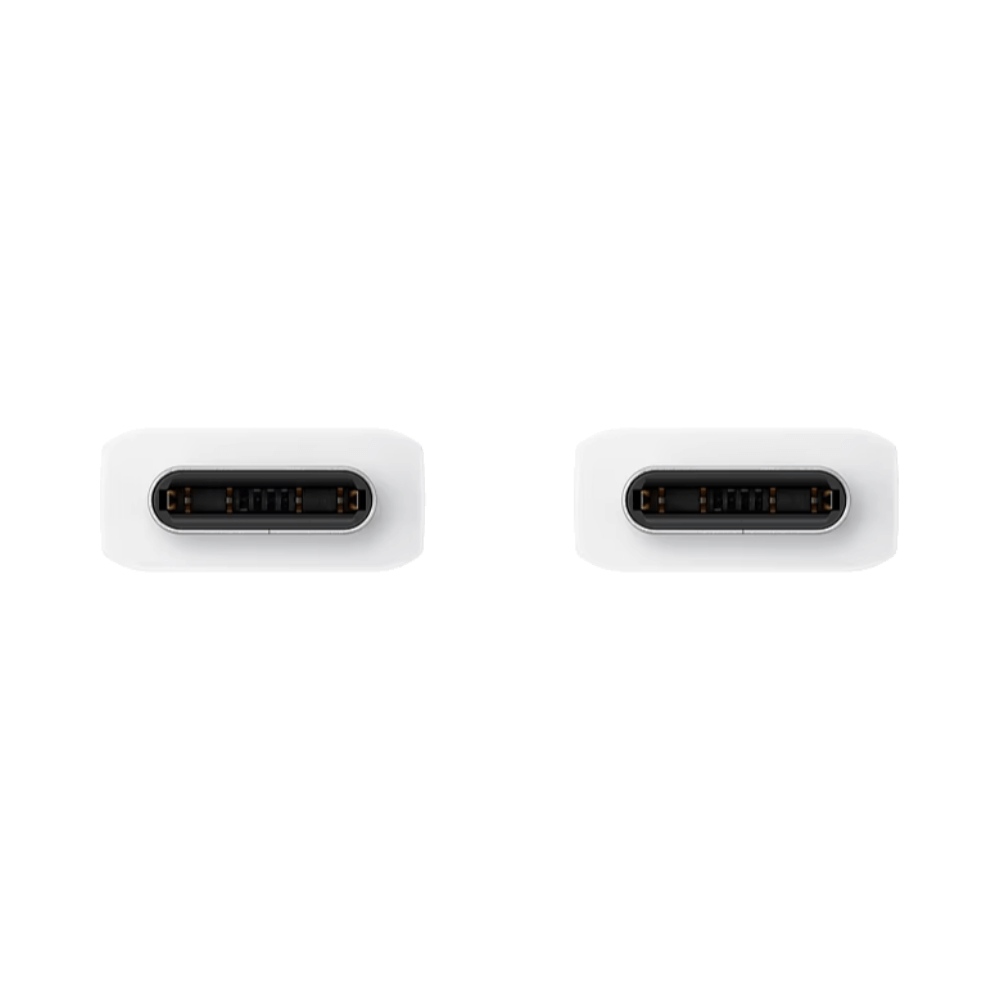 Câble Data USB-C vers USB-C Samsung 3A (1.8m) Blanc - Vue 3