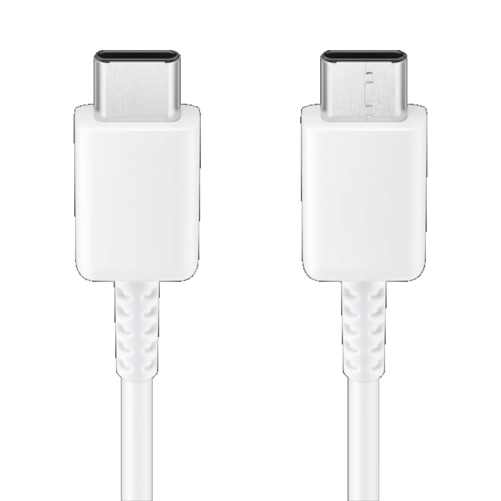 Câble Data USB-C vers USB-C Samsung (1m) Blanc - Vue 2