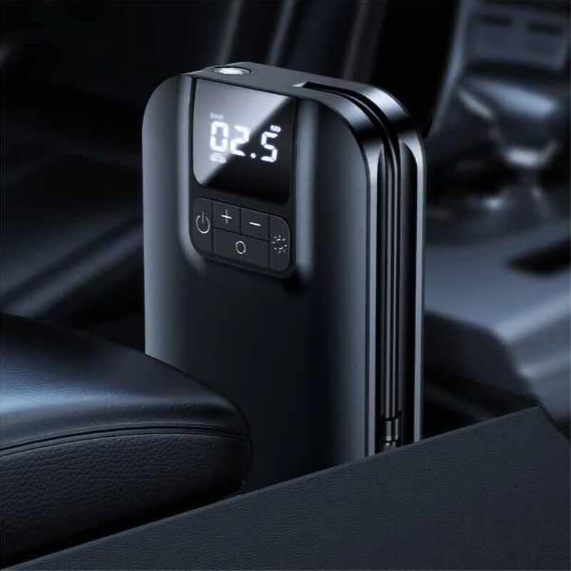 Mini Pompe Électrique Usams 5000mAh 80W Noir - Vue 3