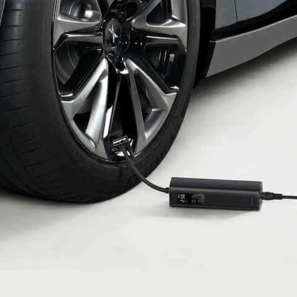 Mini Compresseur de Pneu pour Voiture Baseus Super Mini Inflator Pump avec Câble Allume-Cigare 3m - Vue 2