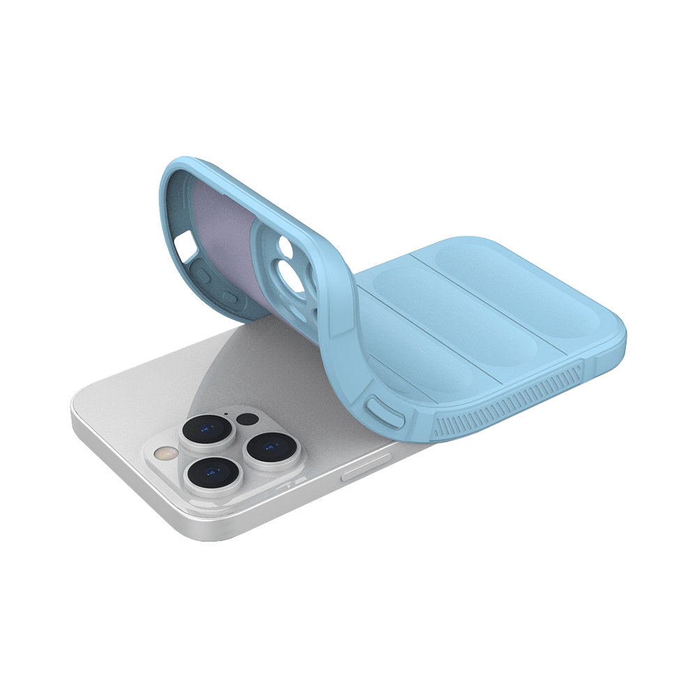 Coque de protection antichoc renforcée – Apple iPhone 15 Pro – PROTECT IX008 Bleu Clair - Vue 3