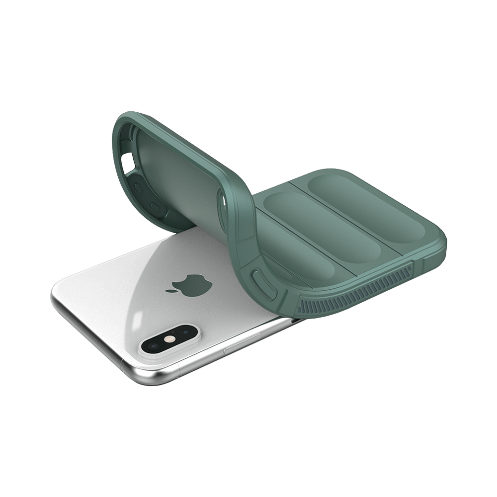 Coque de protection antichoc renforcée – Apple iPhone XS Max – PROTECT IX008 Vert Foncé - Vue 3