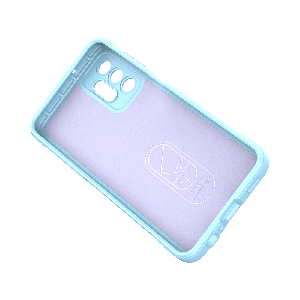 Coque de protection antichoc renforcée – Samsung Galaxy A04e – PROTECT IX008 Bleu Clair - Vue 4