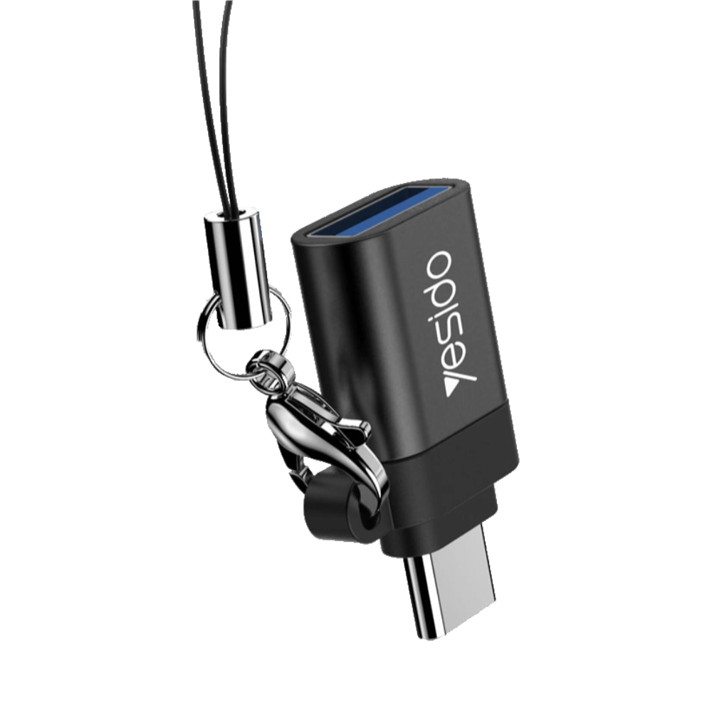 Adaptateur OTG USB femelle vers USB-C mâle Yesido - Vue 2