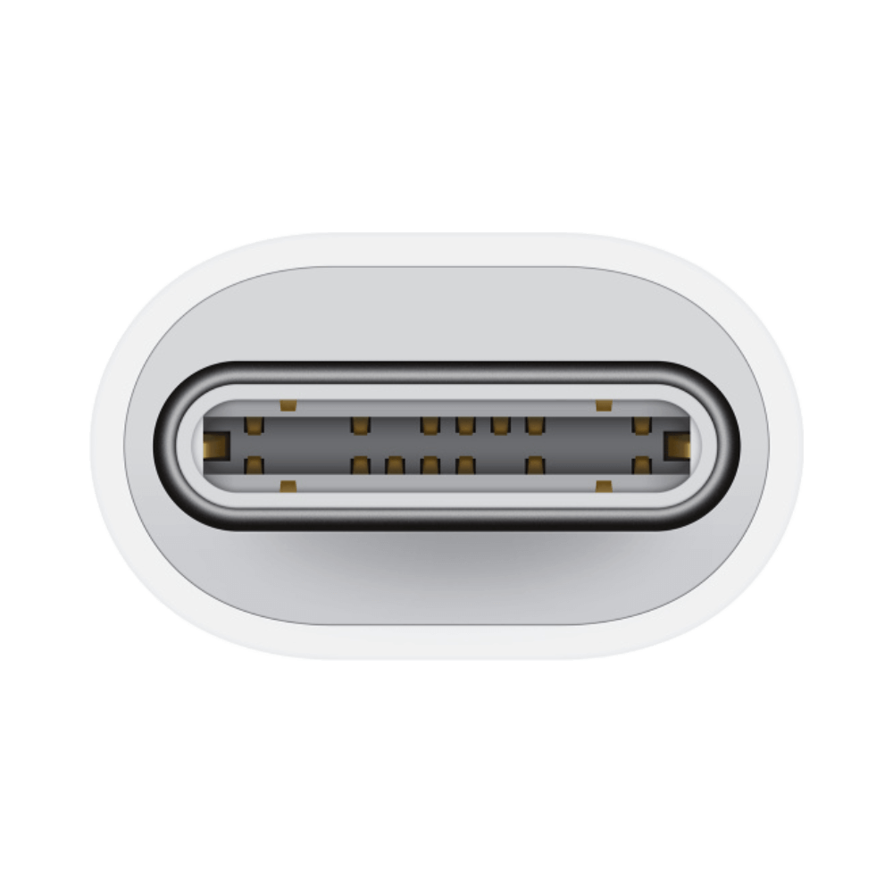 Adaptateur Lightning femelle vers USB-C mâle compatible Blanc - Vue 2