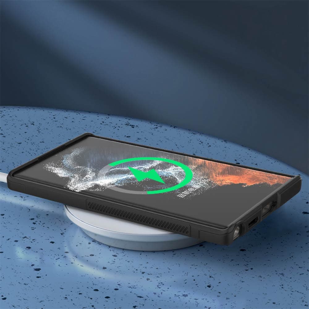 Coque de protection antichoc renforcée – Samsung Galaxy S22 Ultra – PROTECT IX008 Prune - Vue 5