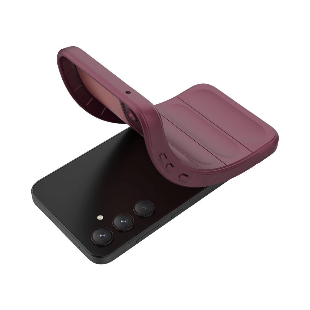 Coque de protection antichoc renforcée – Samsung Galaxy A55 5G – PROTECT IX008 Prune - Vue 3