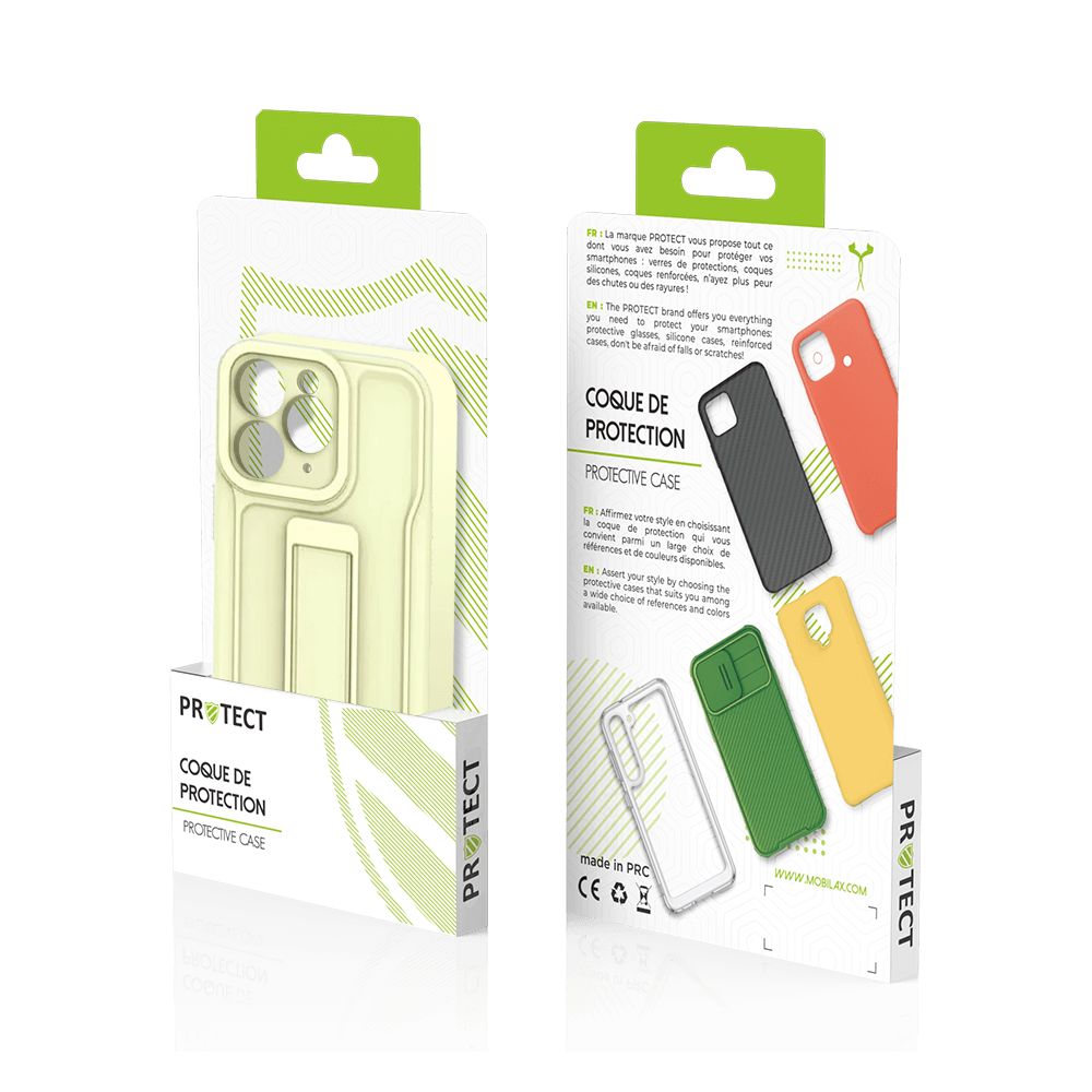 Coque de protection iPhone 11 Pro - PROTECT Vert - Vue 3