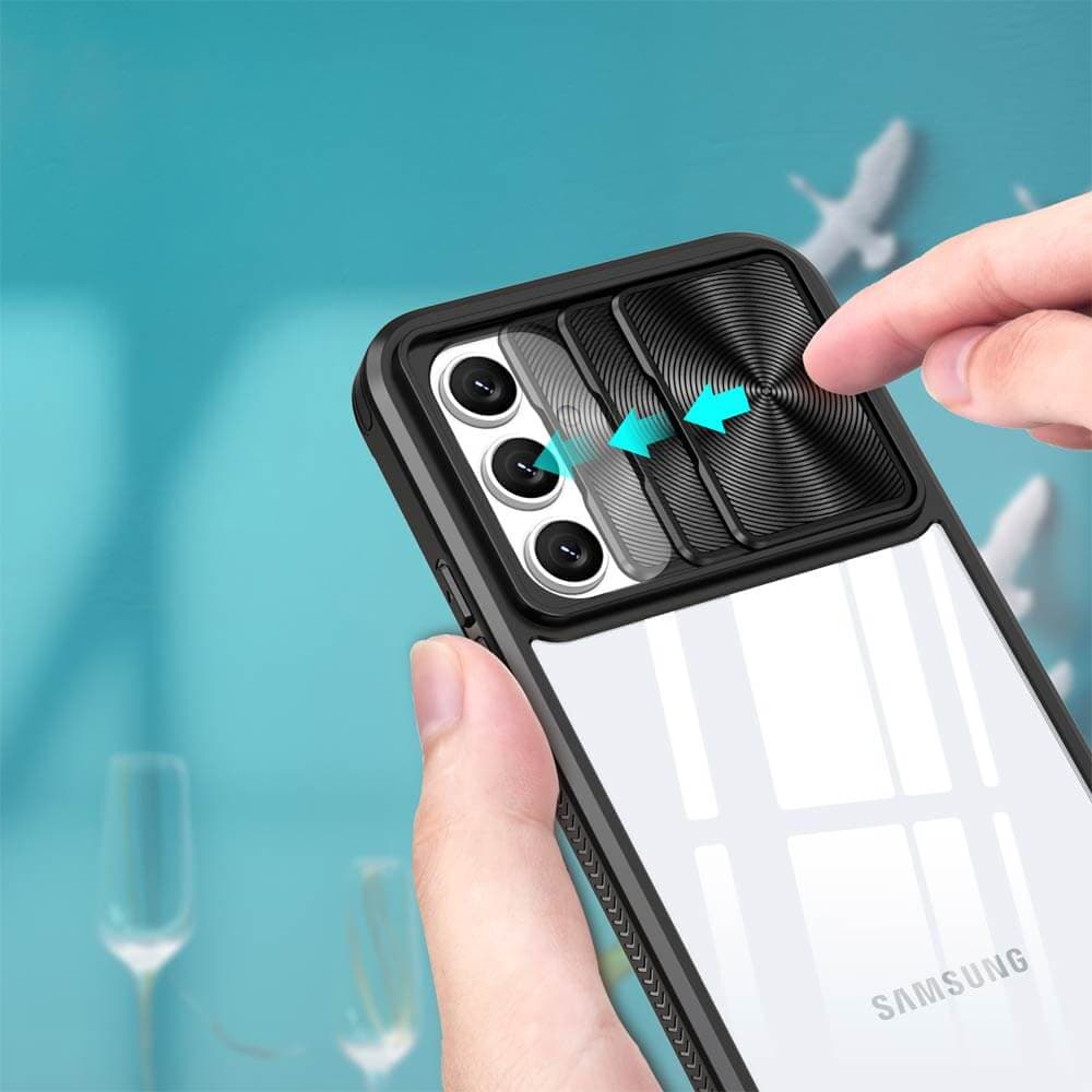 Coque avec cache caméra – Samsung Galaxy A55 5G – PROTECT IE027 Noir  - Vue 3