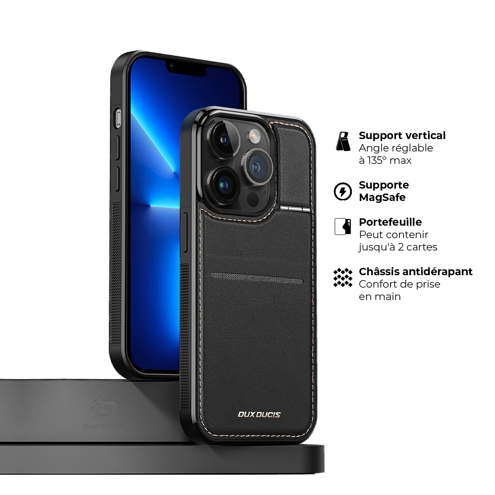 Coque de Protection Dux Ducis pour Apple iPhone 13 Pro Noir - Vue 3