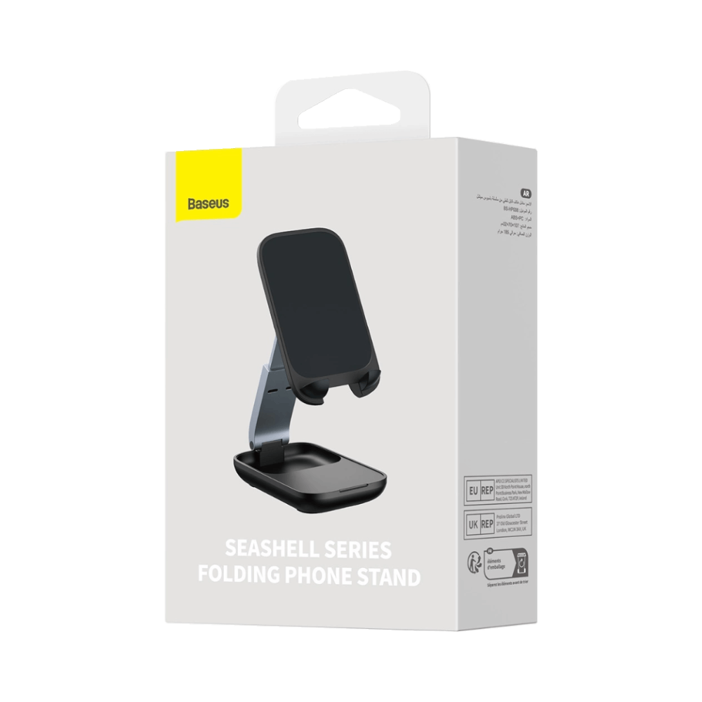Support pour Smartphone Baseus Seashell Series Noir - Vue 36