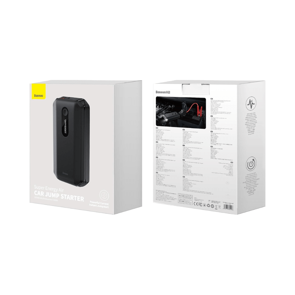 Démarreur de voiture portable Baseus Super Energy Air 10000mAh 12V - Vue 4