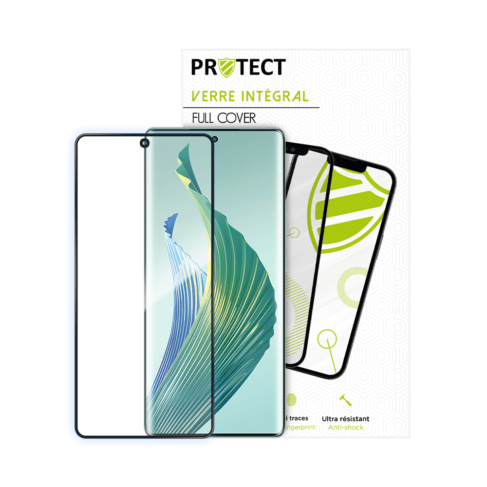 Verre trempé intégral 5D 9H – protection écran Honor Magic 5 Lite – PROTECT Noir - Vue 2